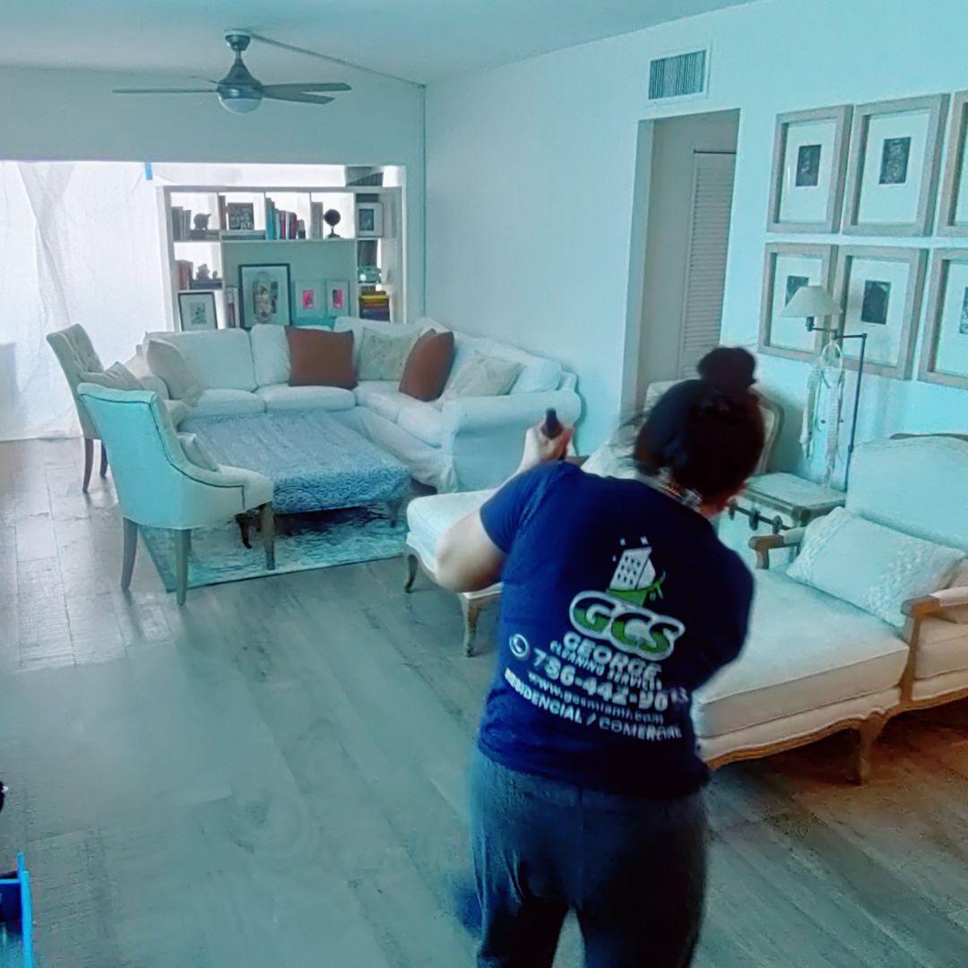 Residential or commercial cleaning project